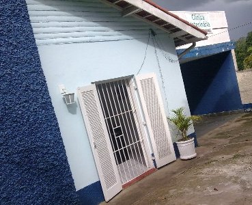 Entrada da clínica